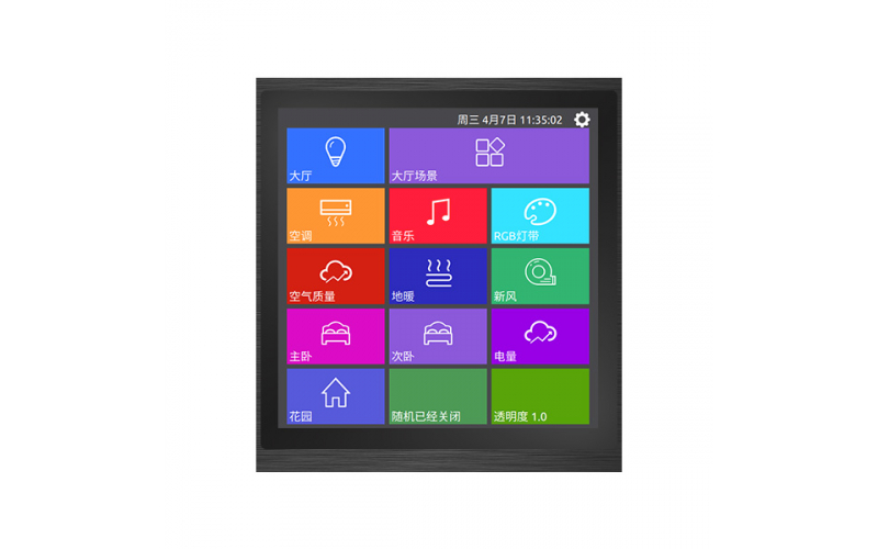 KNX 4 inch Smart Touch Screen Panel